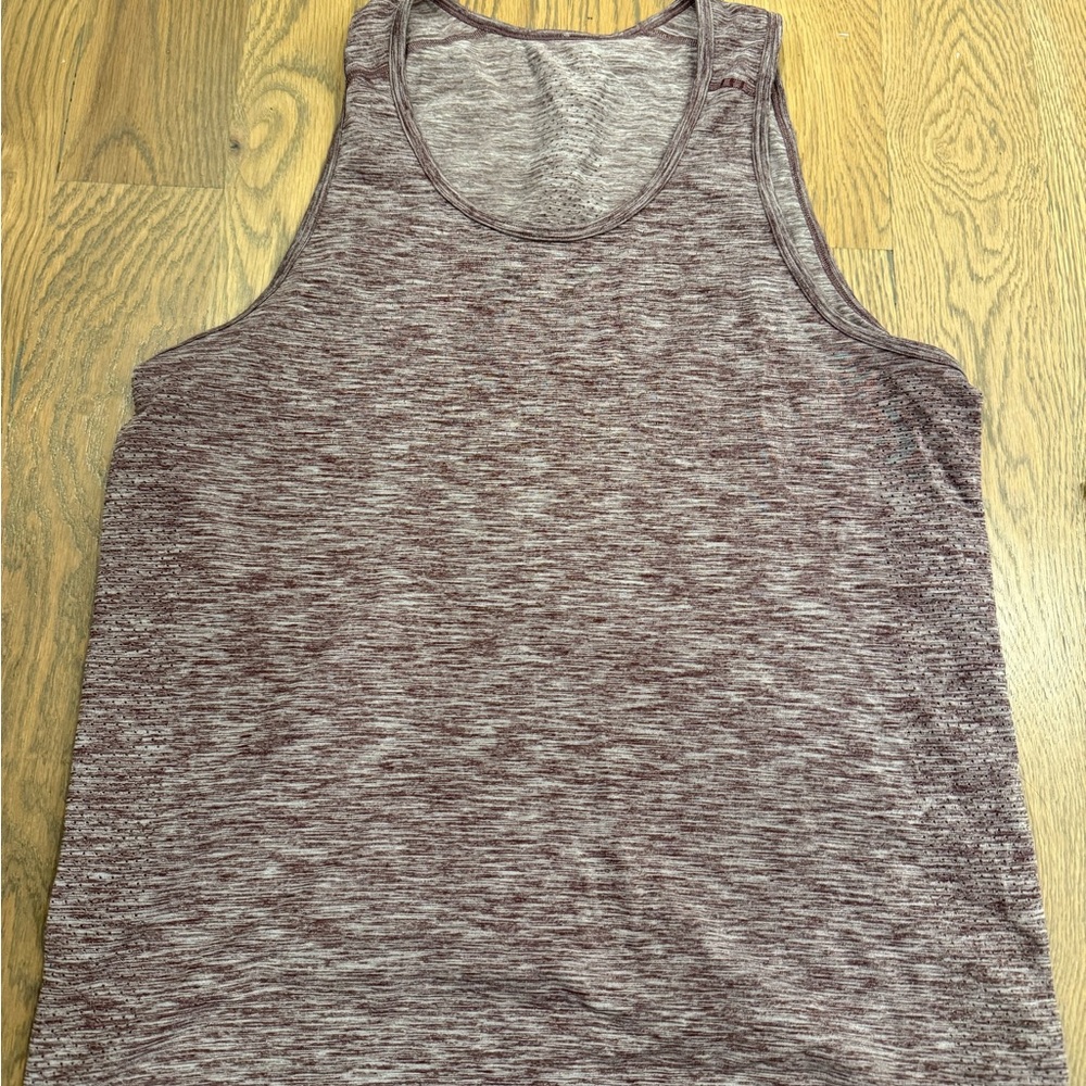 lululemon athletica Maroon Tank Top